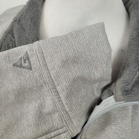 Gerry Womens Light Gray Outdoor Classic Zip Up Snap Jacket Size L Casual Chic - Picture 5 of 8